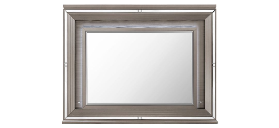 1616-6 Selena Bedroom Dresser Mirror w/ LED Lighting sku 1616-6