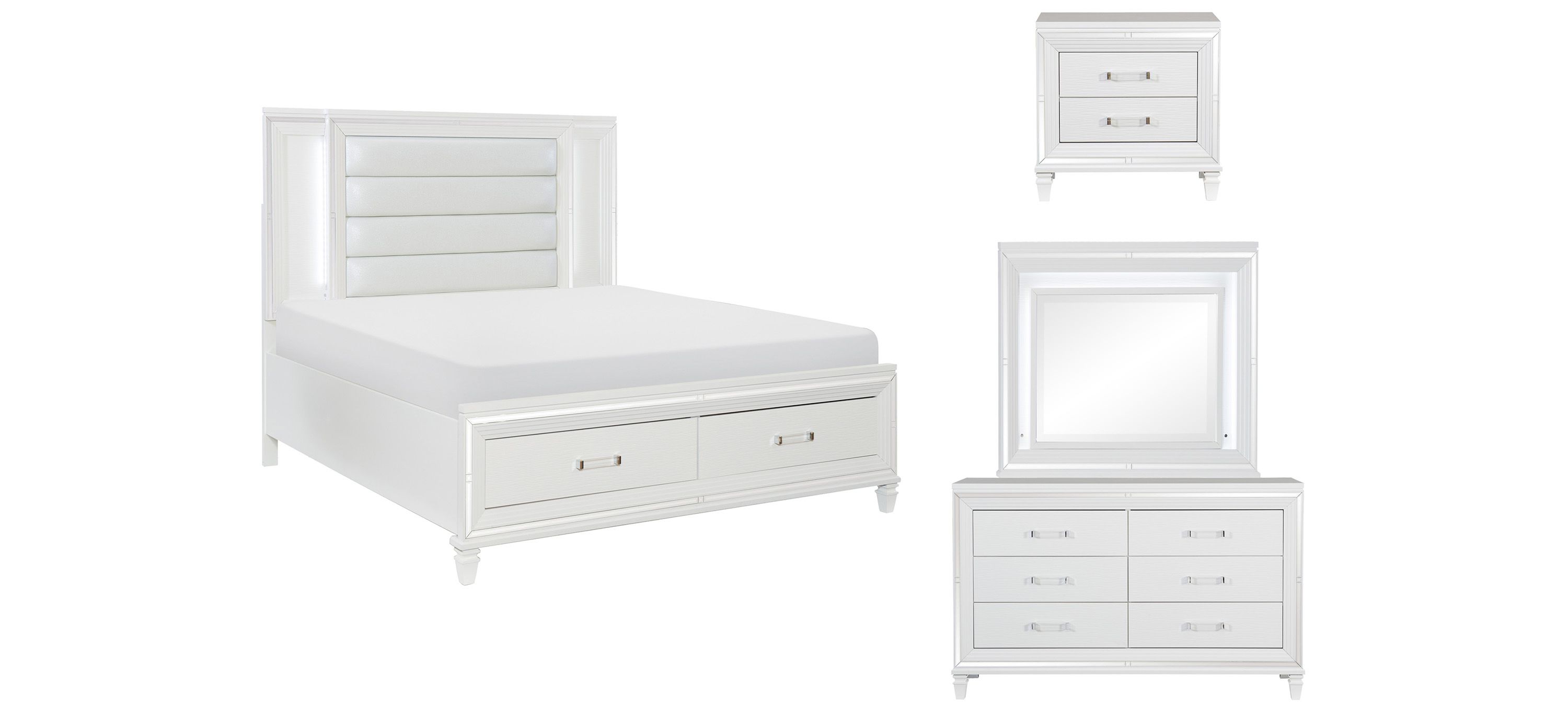 Selena 4-Pc. Platform Bedroom Set w/Storage