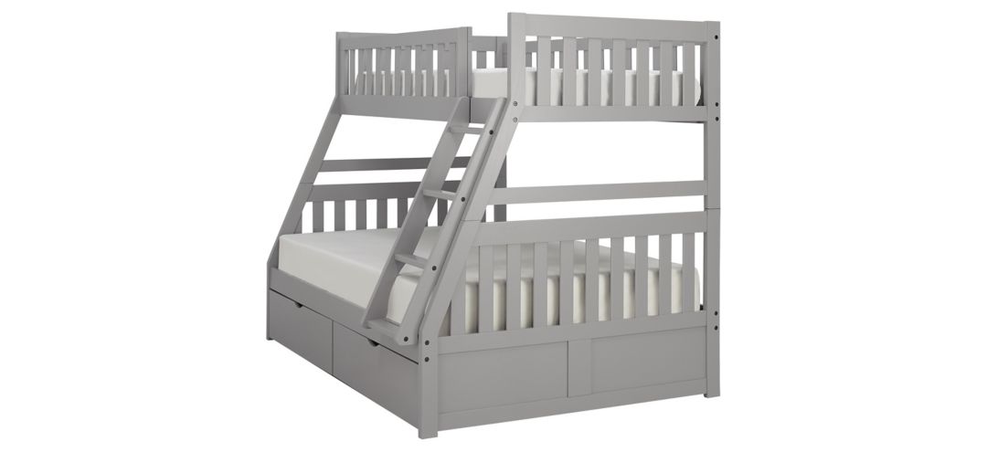 Belisar Twin-Over-Full Storage Bunk Bed