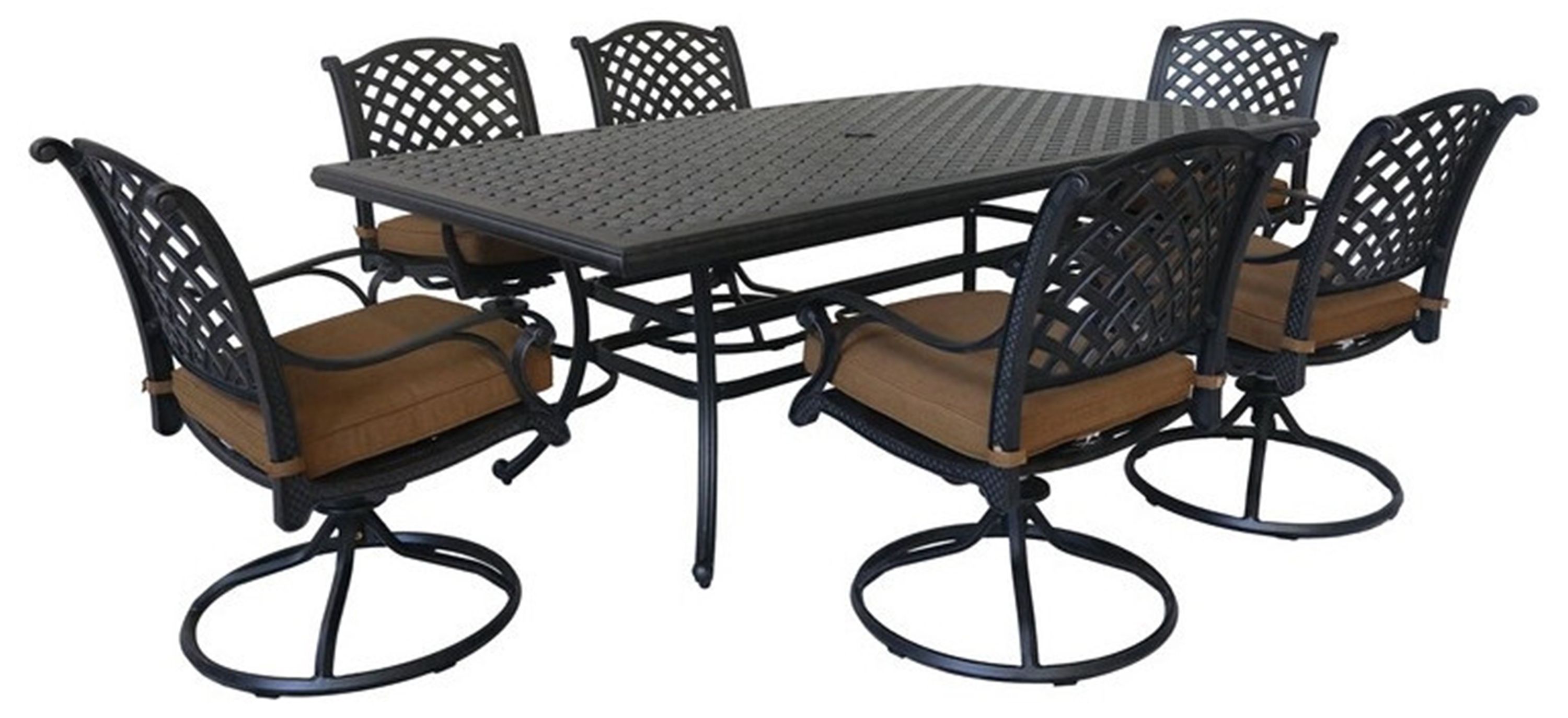 Castle Rock Outdoor 7 -pc. Rectangular Dining Set