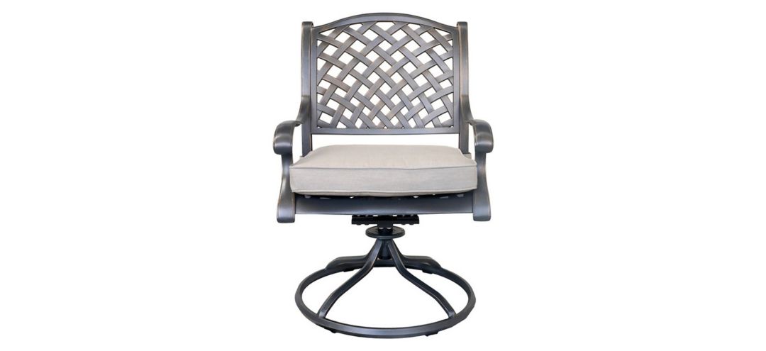 Castle Rock Outdoor Dining Swivel Rocker