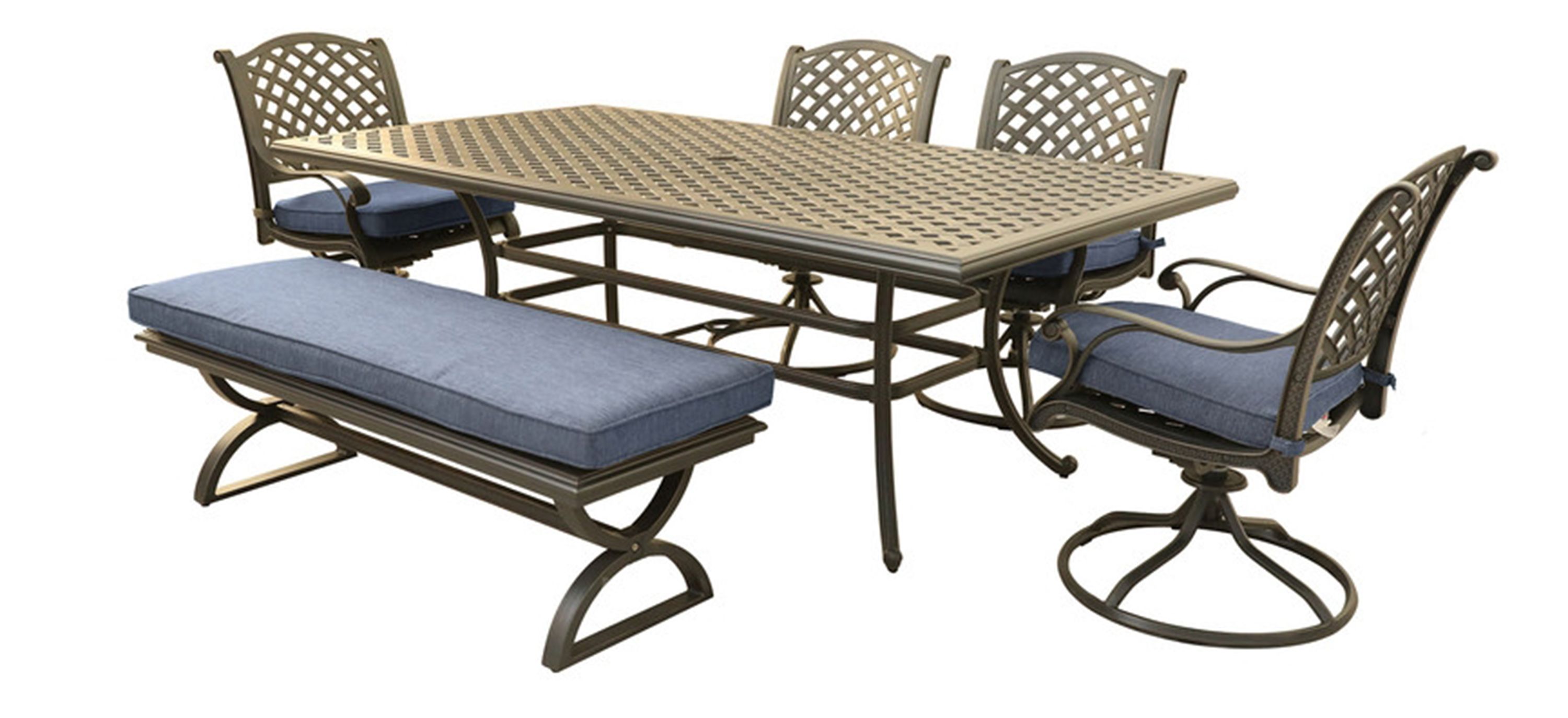 Castle Rock Outdoor 6-pc. Swivel Dining Set