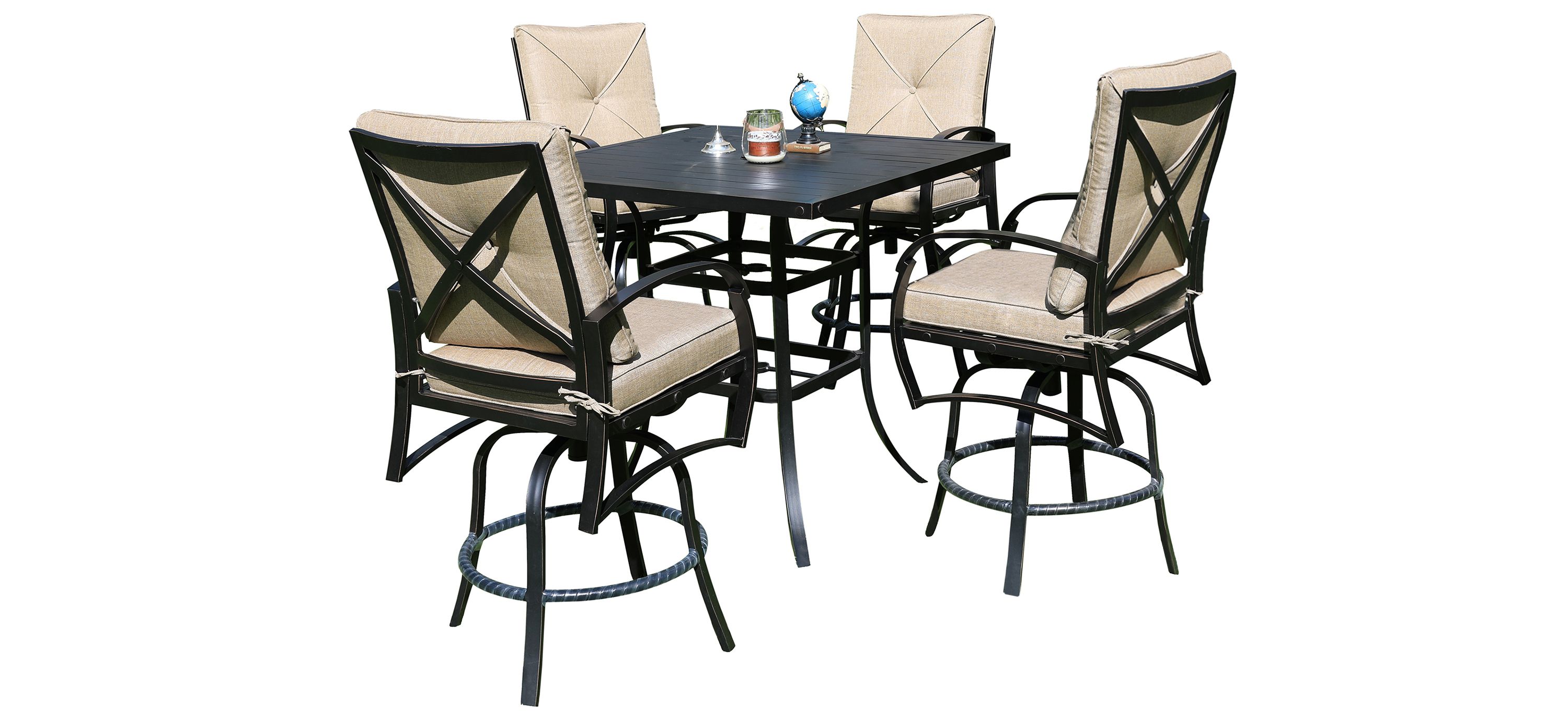 Valencia 5 Pc. Outdoor Bar Set