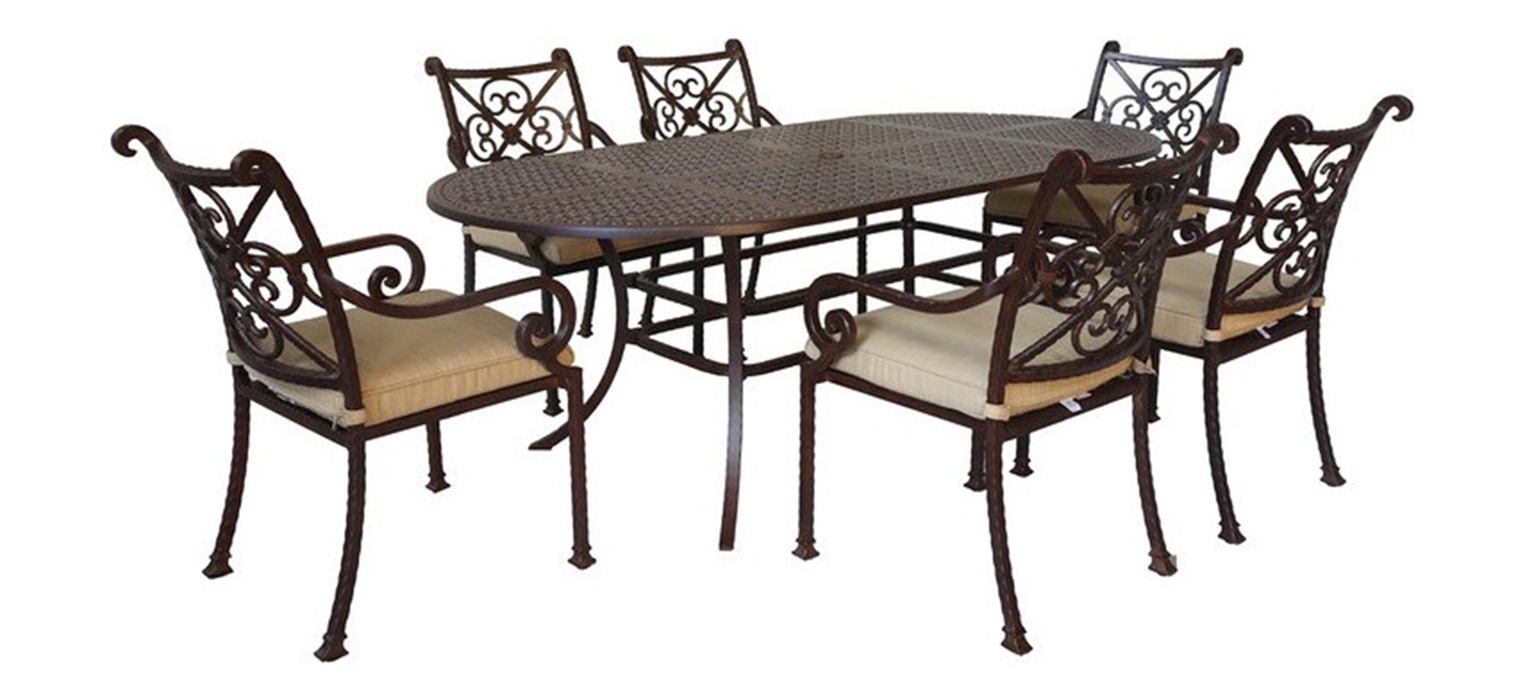 Payson Outdoor 7-pc. Oval Dining Set