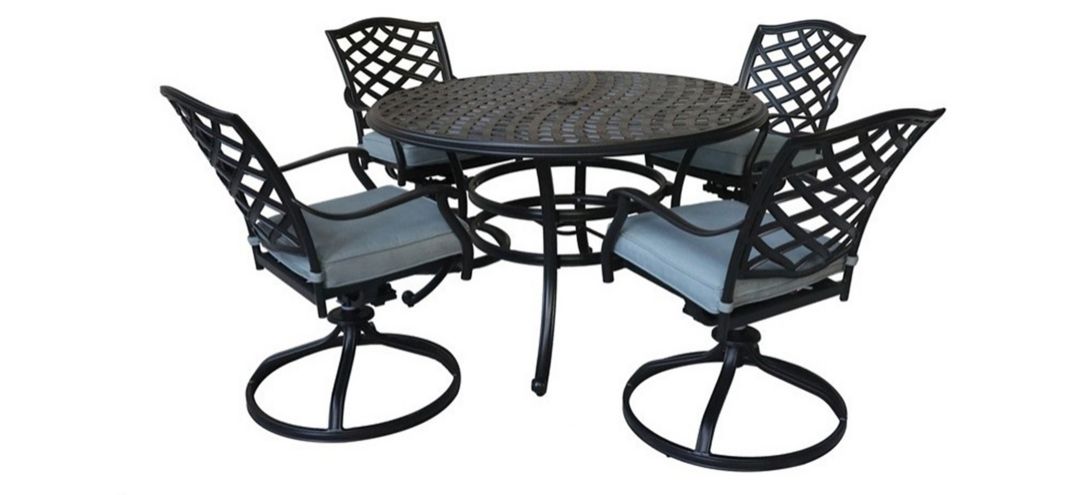 243277795 Halston Outdoor 5-pc. Round Dining Set sku 243277795