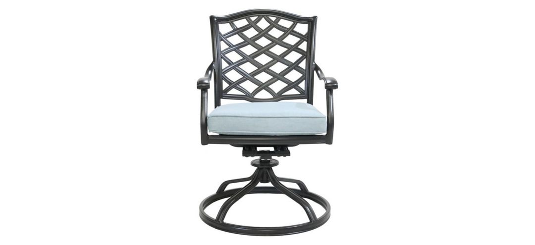 243277801 Halston Outdoor Dining Swivel Chair - Set of 2 sku 243277801