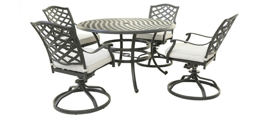 243299980 Halston Outdoor 5-pc. Round Dining Set sku 243299980