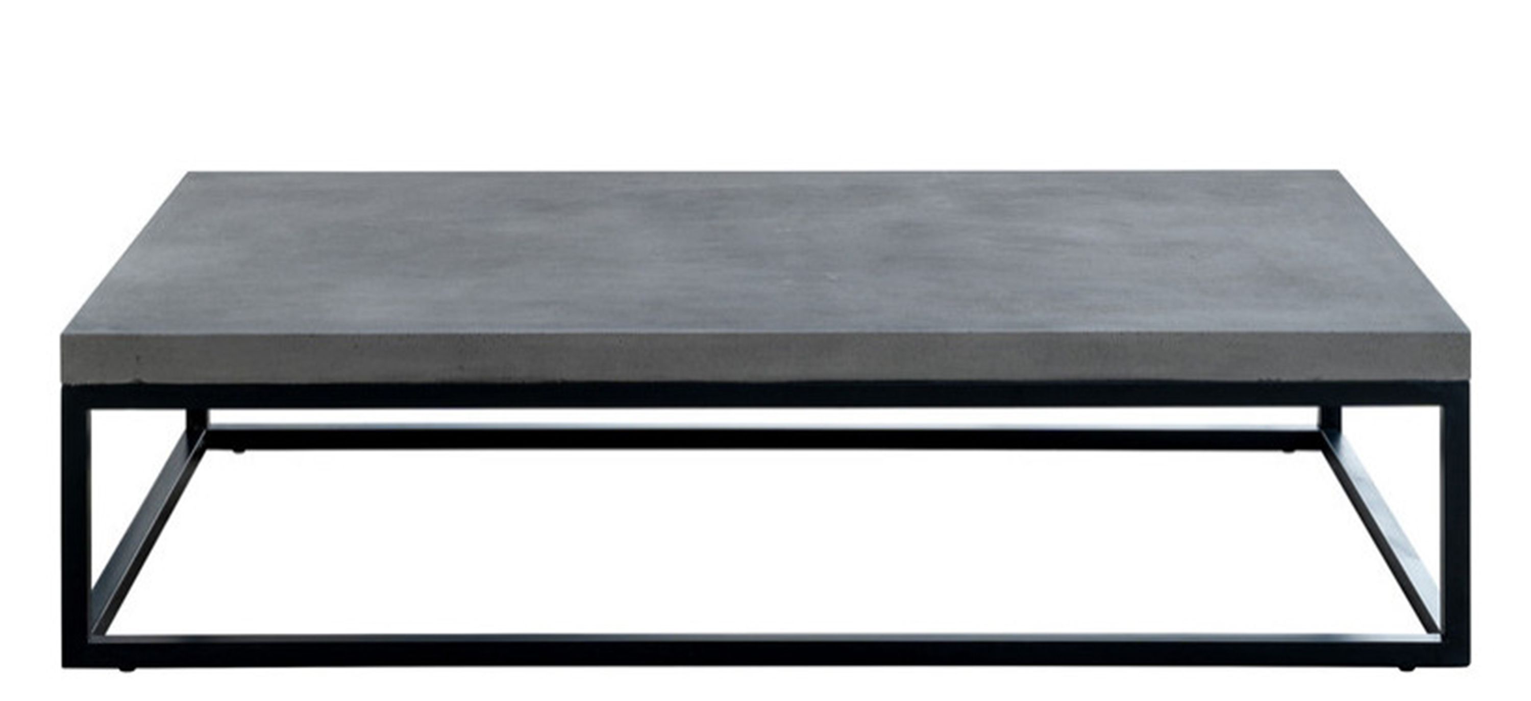 Yoshi Nilus Outdoor Rectangle Concrete Coffee Table