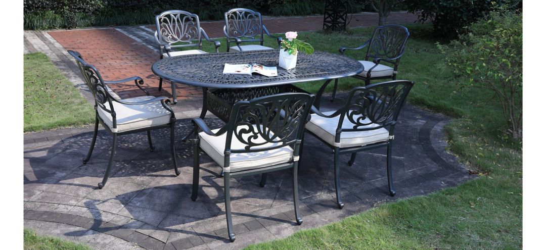 296135460 Geneva 7-pc. Outdoor Dining Set sku 296135460