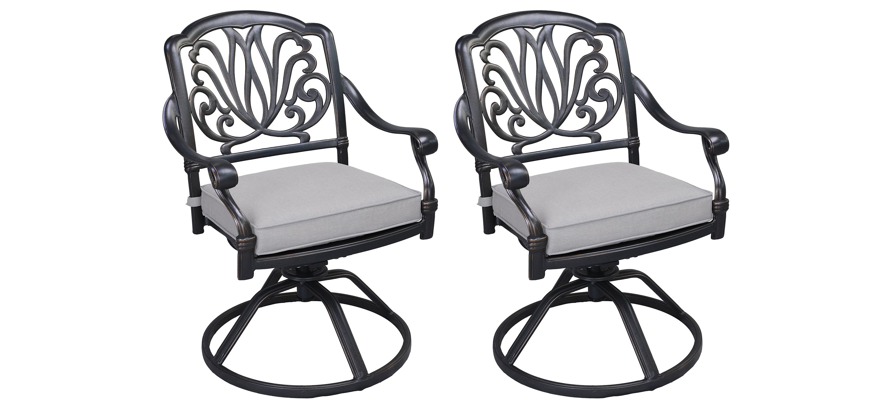 Geneva Outdoor Swivel Rocker, Set of 2