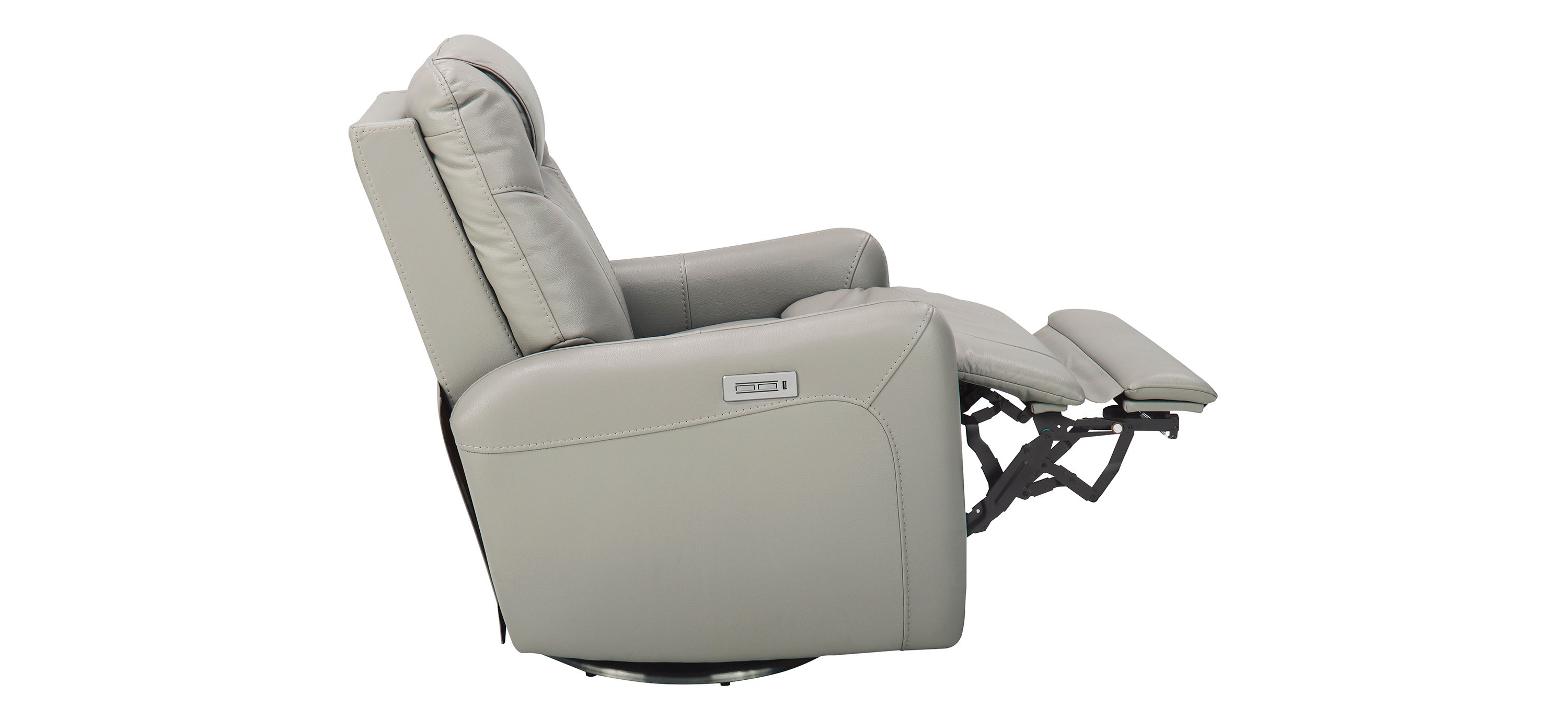 Erickson Power Layflat Swivel Recliner with Power Headrest 
