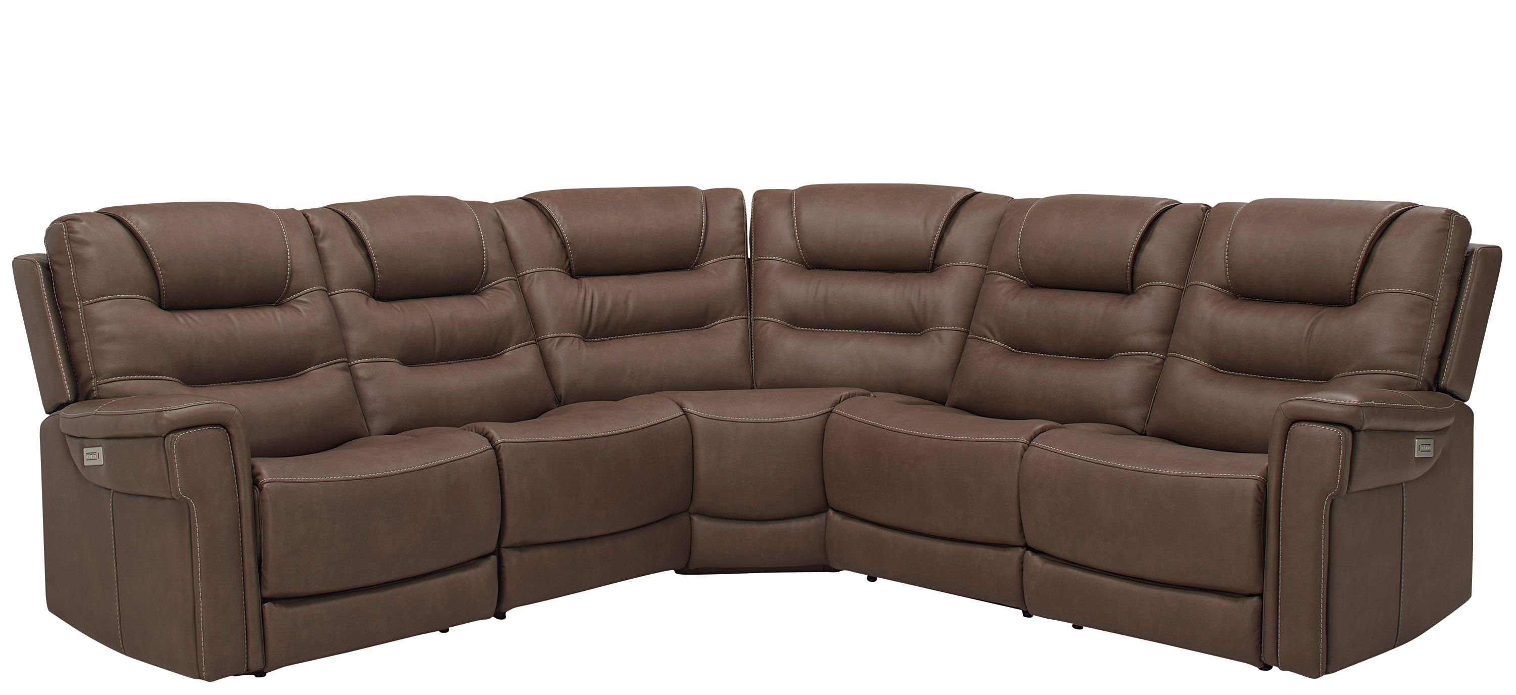 Danbury 5-pc. Power Sectional w/ Power Headrest and Lumbar Support