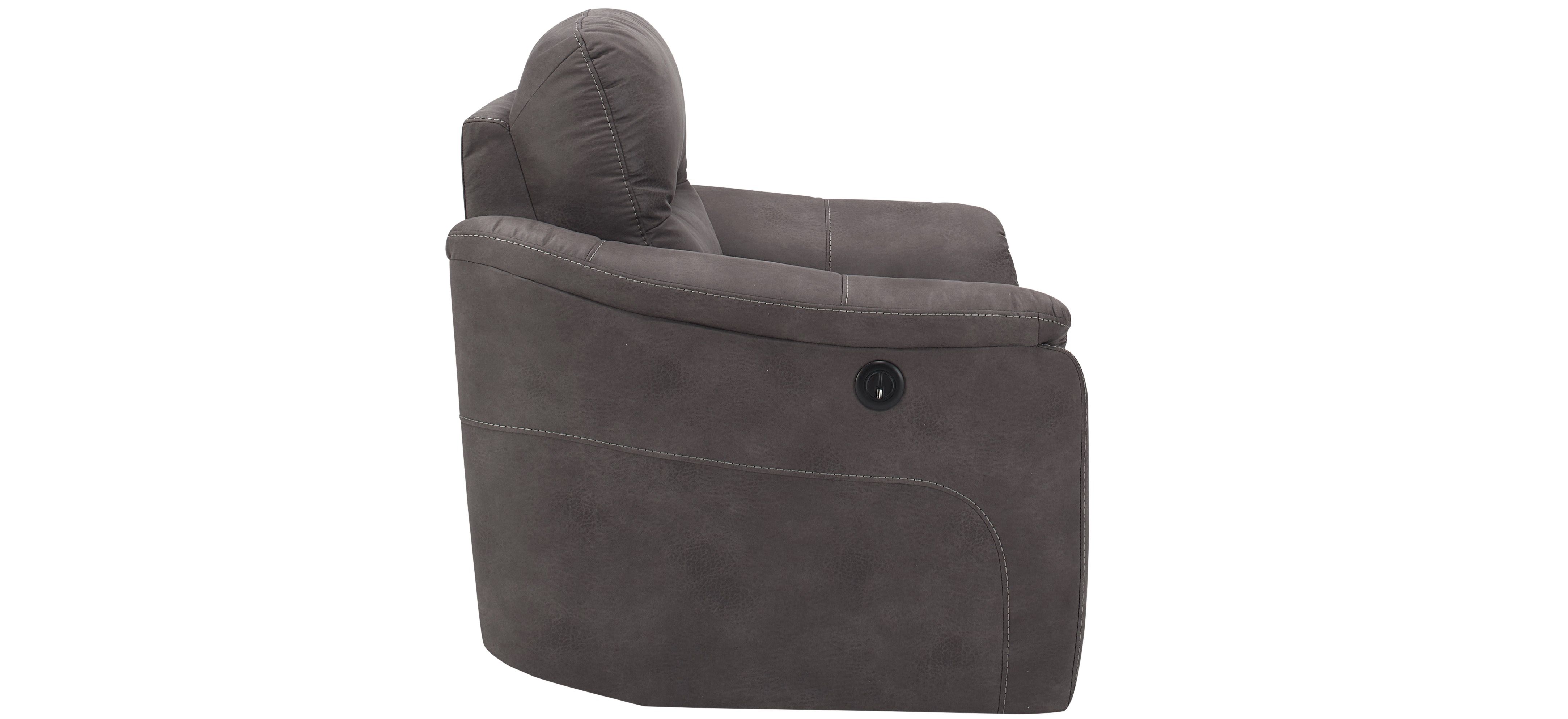 Rockland Microfiber Power Recliner | Raymour & Flanigan