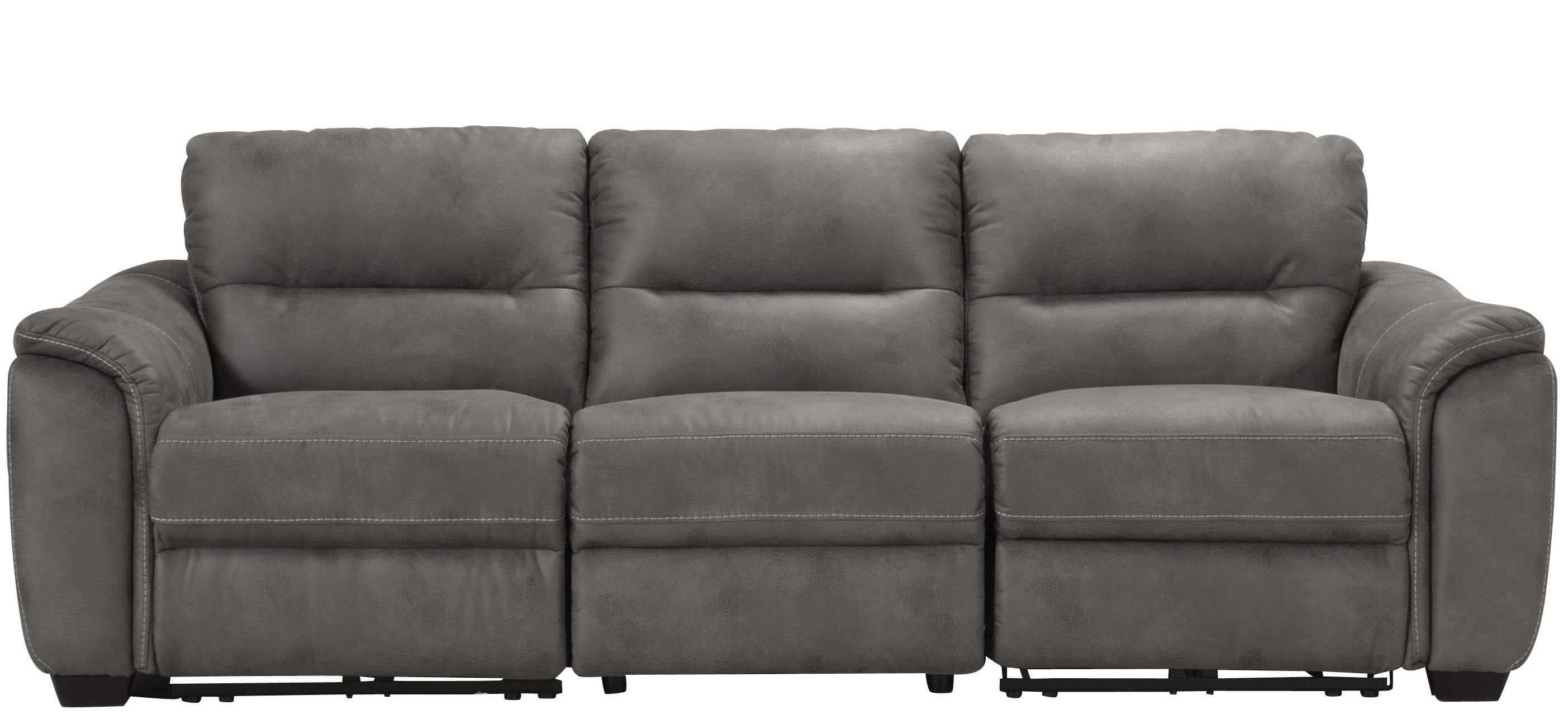 Rockland Microfiber 3-pc. Power Sofa