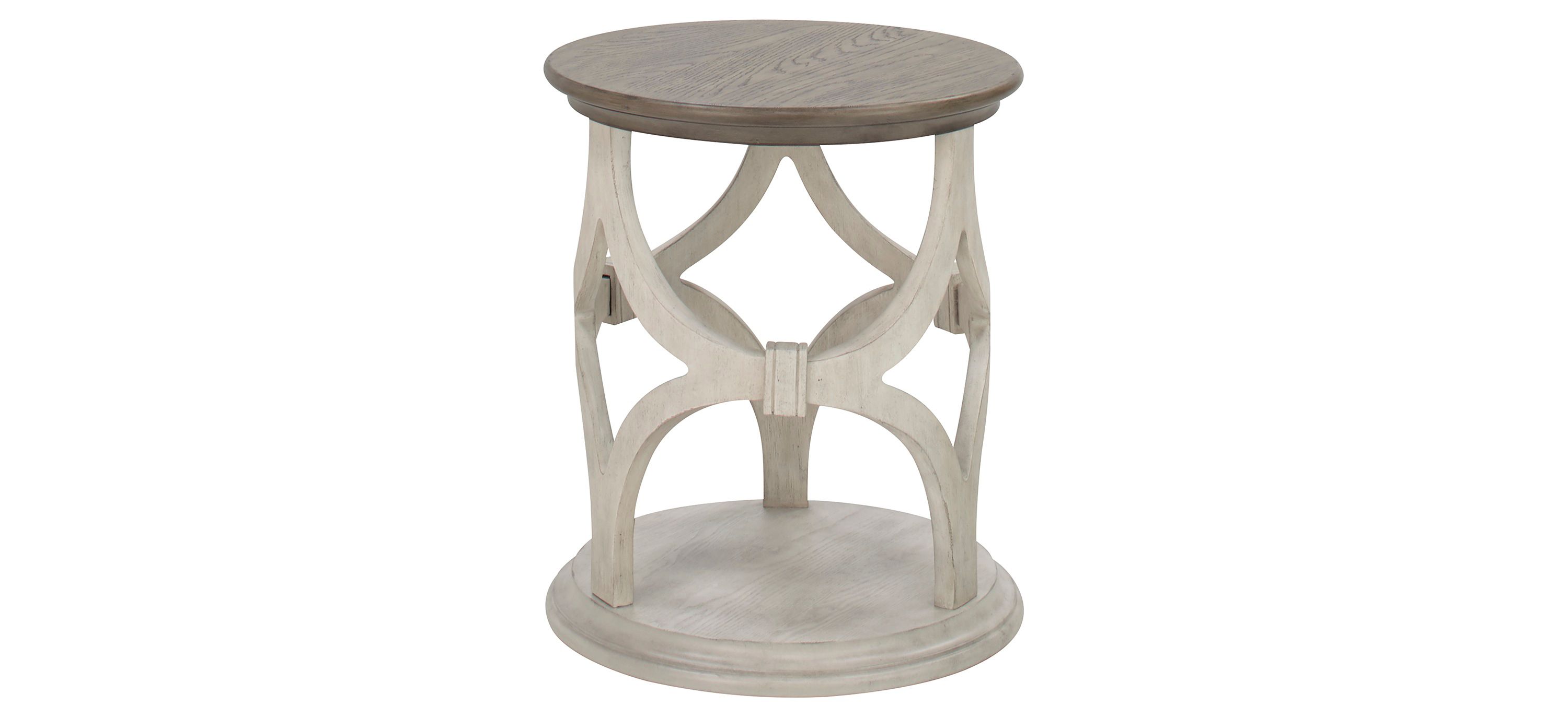 Deondra Round End Table