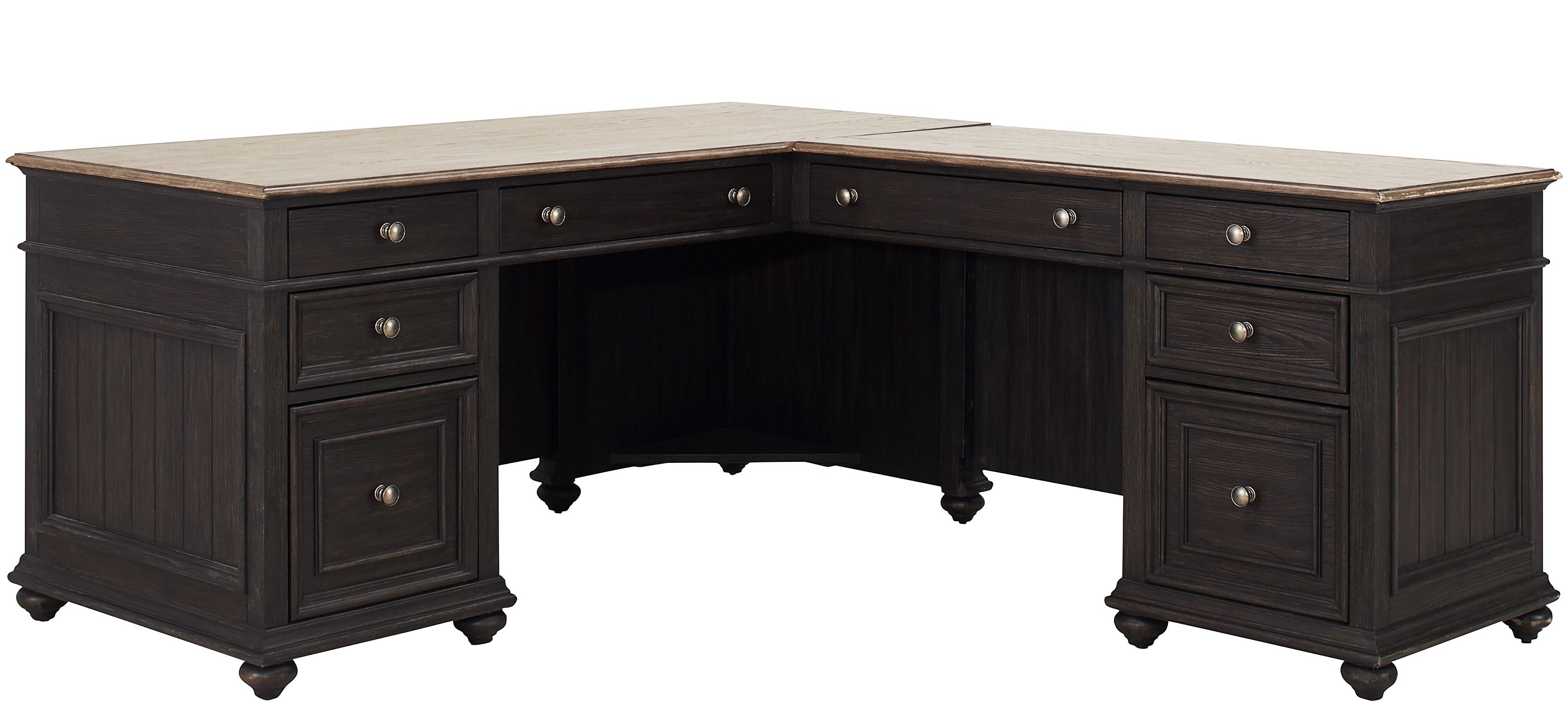 Verona L-Desk with Return