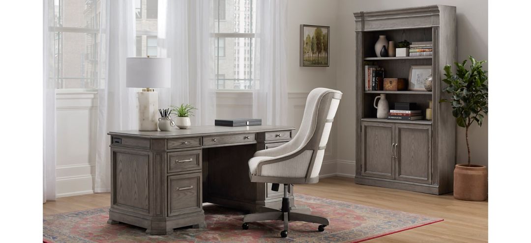 Crystal Falls 3-pc. Excutive Desk Home Office Set