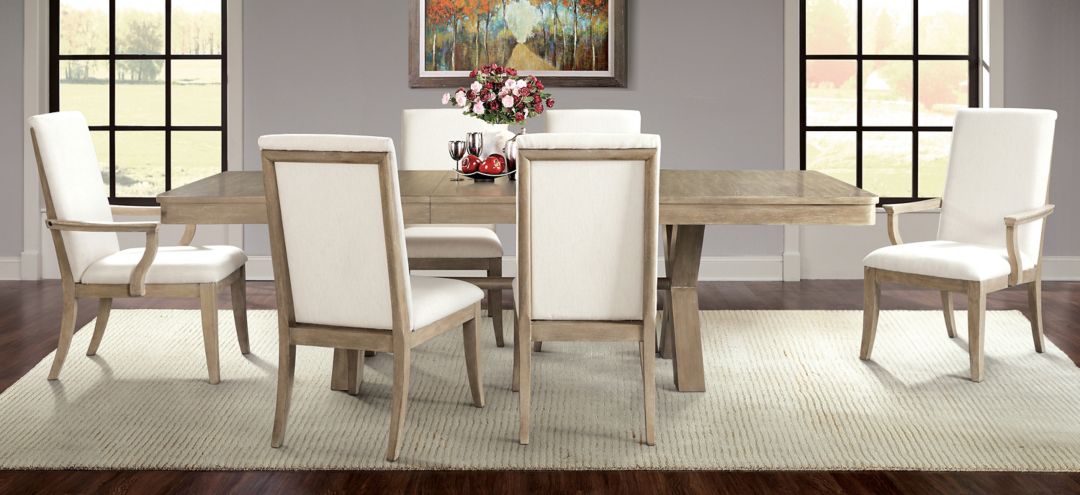 Torrin 7-pc. Dining Set w/ Upholstered Chairs