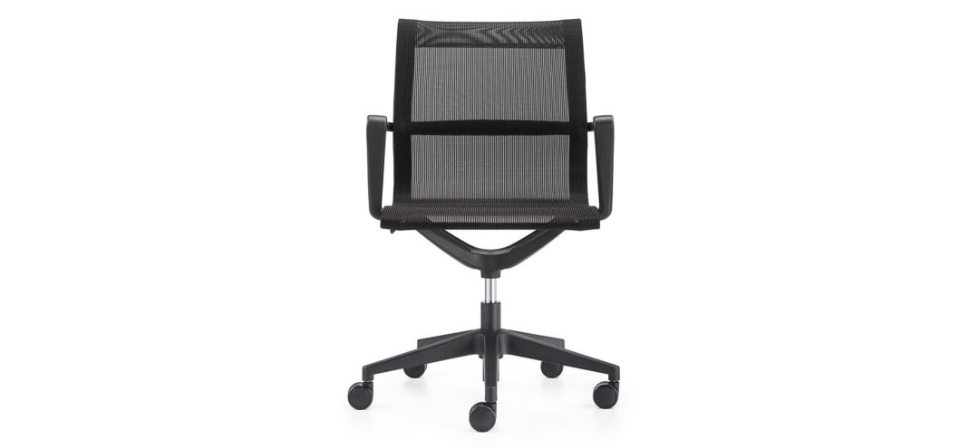 Kinetic Black Frame Office Chair with Mesh Back