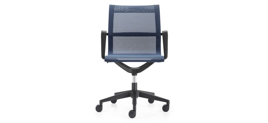 Kinetic Black Frame Office Chair with Mesh Back