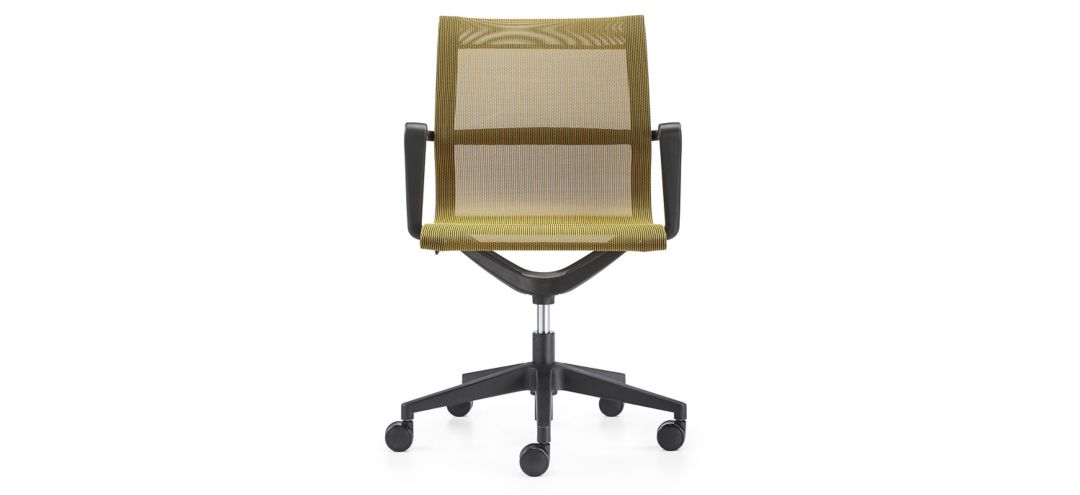 Kinetic Black Frame Office Chair with Mesh Back