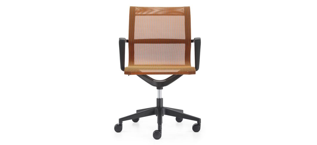 Kinetic Black Frame Office Chair with Mesh Back