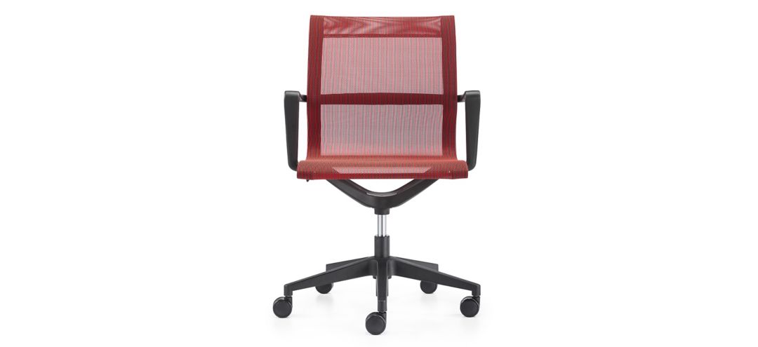 Kinetic Black Frame Office Chair with Mesh Back