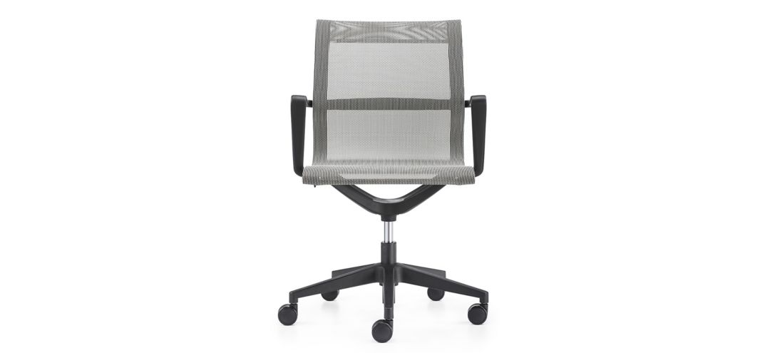 Kinetic Black Frame Office Chair with Mesh Back