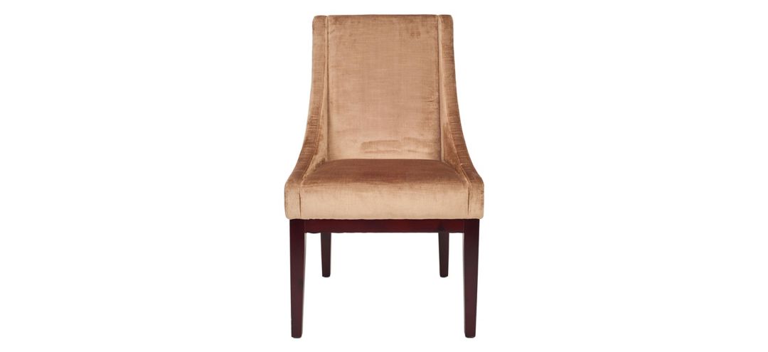 Velvet Sloping Arm Chair