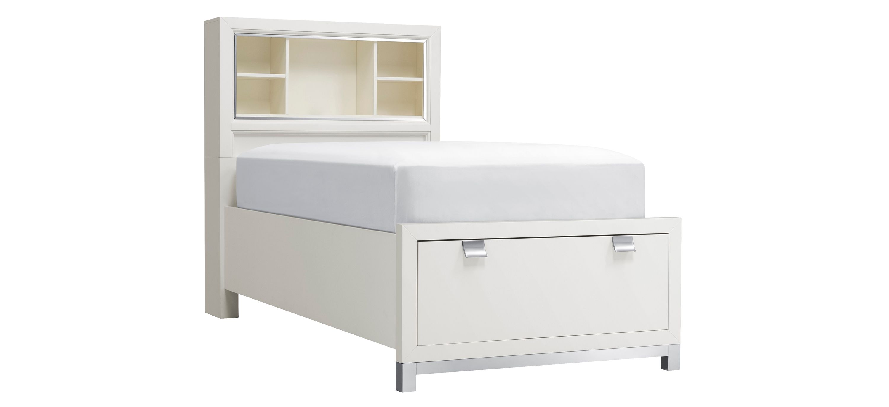Wiley Bookcase Platform Storage Bed