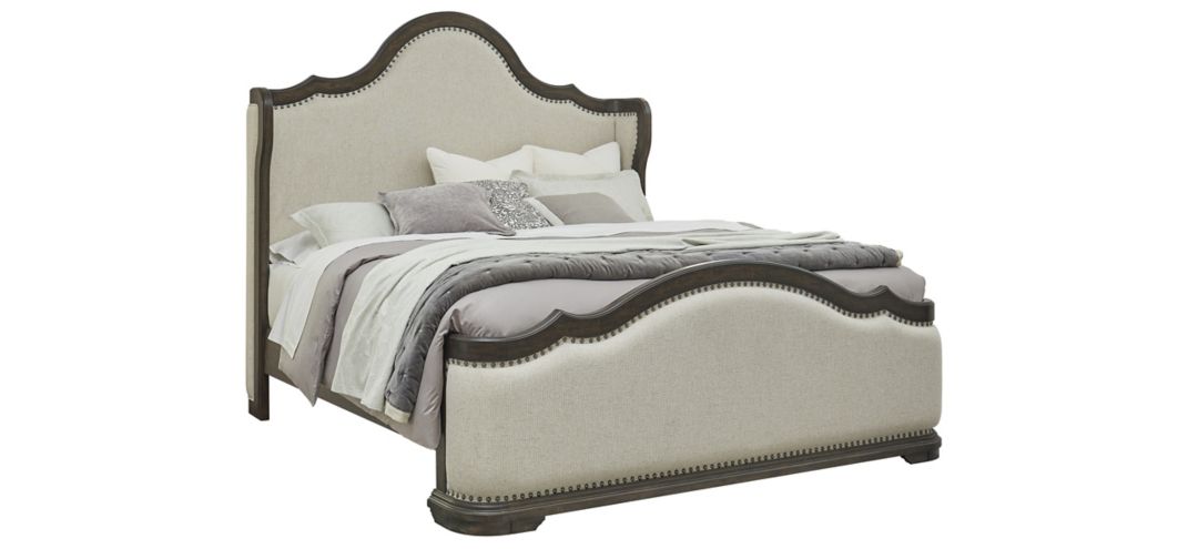597234230 Cooper Falls Shelter-Back Upholstered Bed sku 597234230
