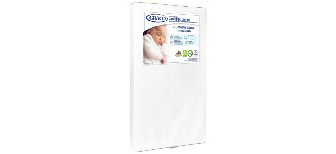 Graco Dual Comfort 6 Inch Foam Crib & Toddler Mattress
