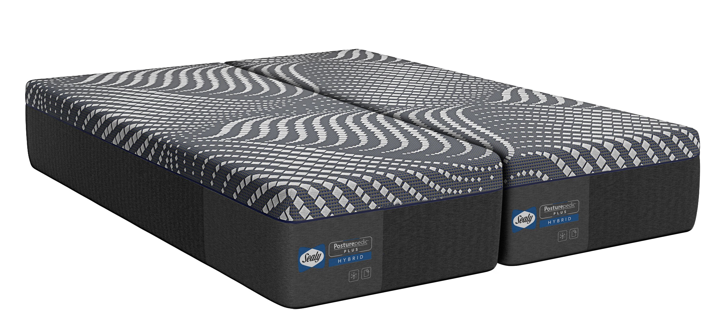 Sealy Posturepedic Plus Hybrid Brenham Soft Split Cal King Mattress