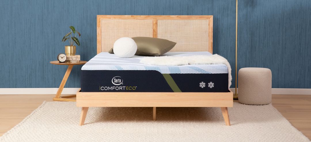 477233870 Serta iComfortECO™ F10 Medium Memory Foam Mattre sku 477233870