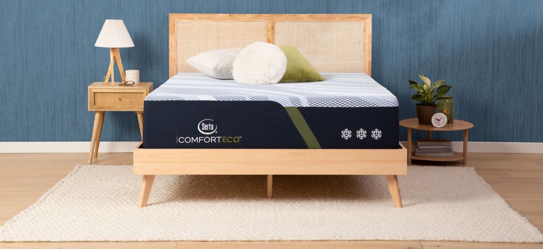 Serta iComfortECO™ F30LTX Firm Memory Foam Mattress with Natural Latex