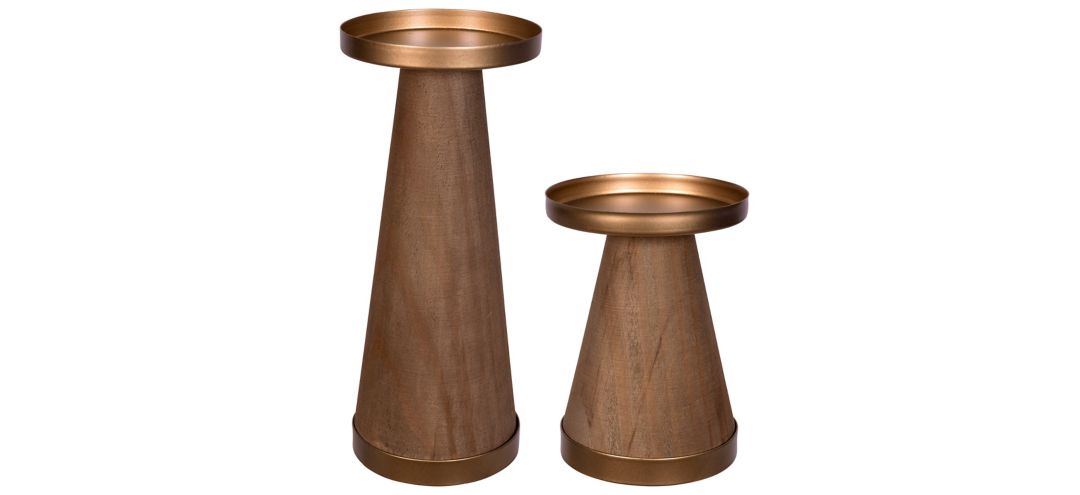 Scola Pillar Candle Holders (set of 2)