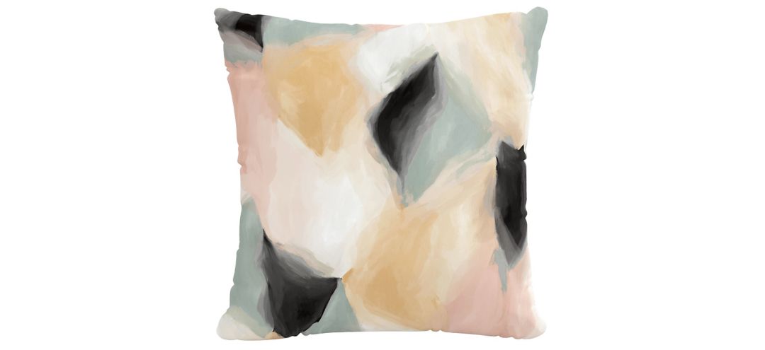"20"" Outdoor Abstract Shapes Cloud Pillow"
