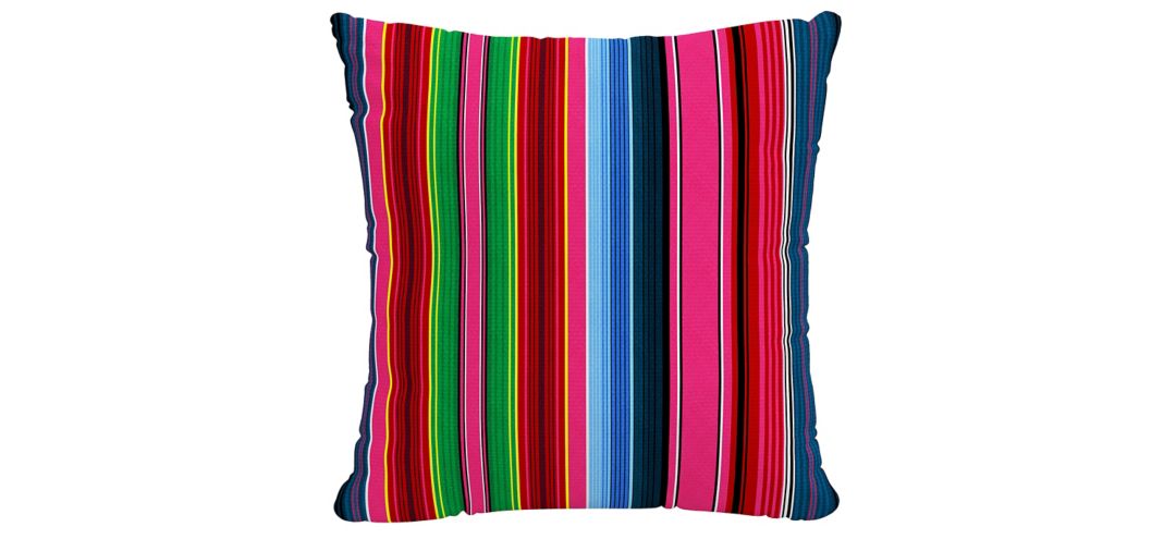 22 Outdoor Serape Stripe Pillow
