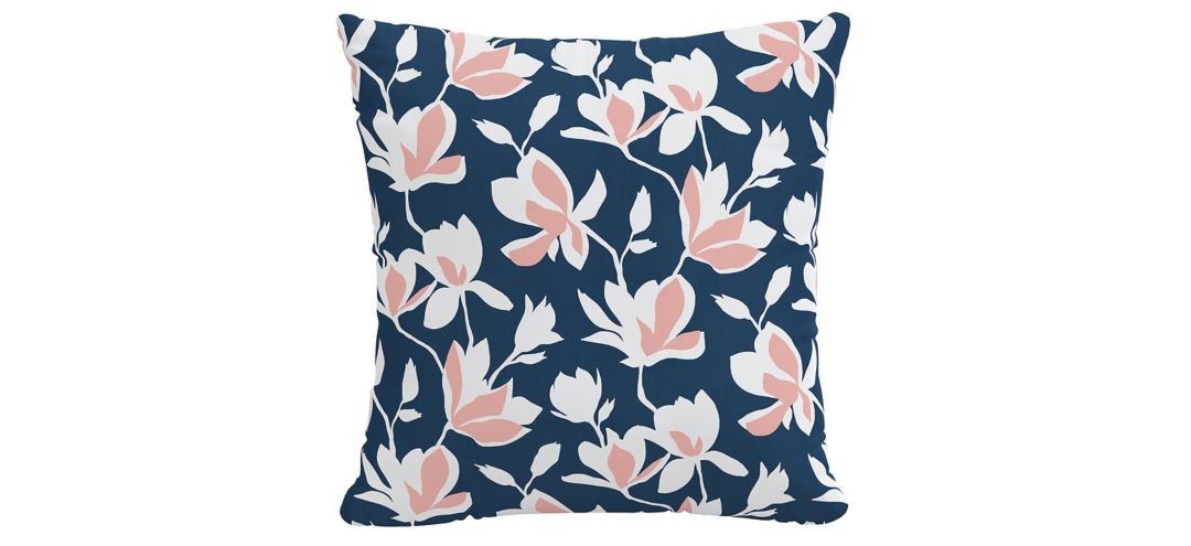 20 Outdoor Silhouette Floral Pillow