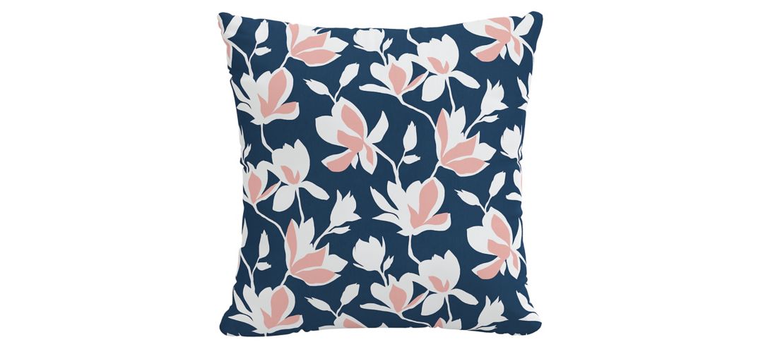 22 Outdoor Silhouette Floral Pillow