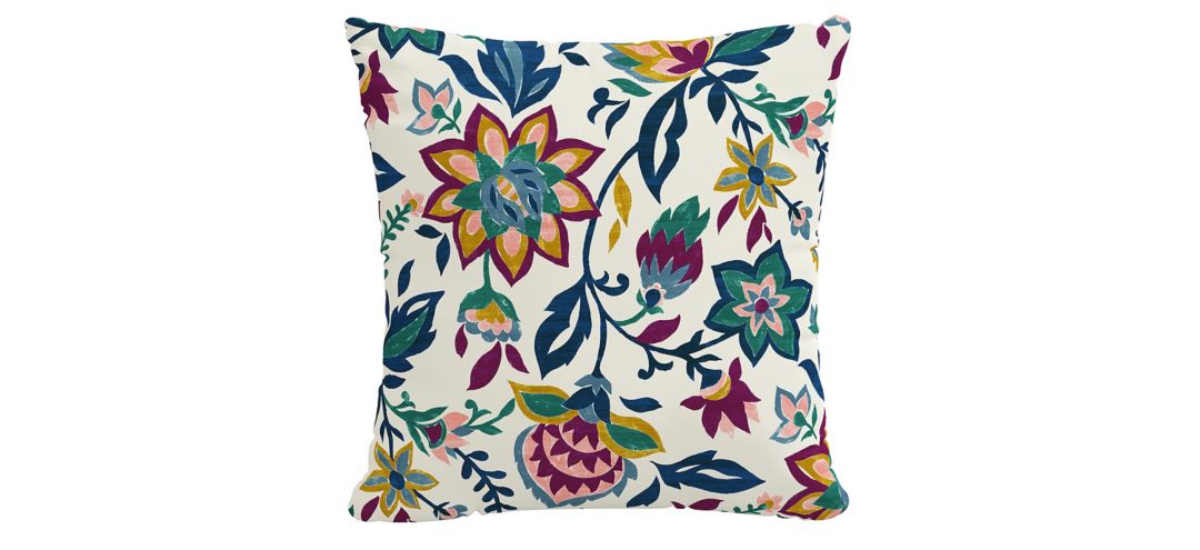 20 Outdoor Floral Jewel Pillow