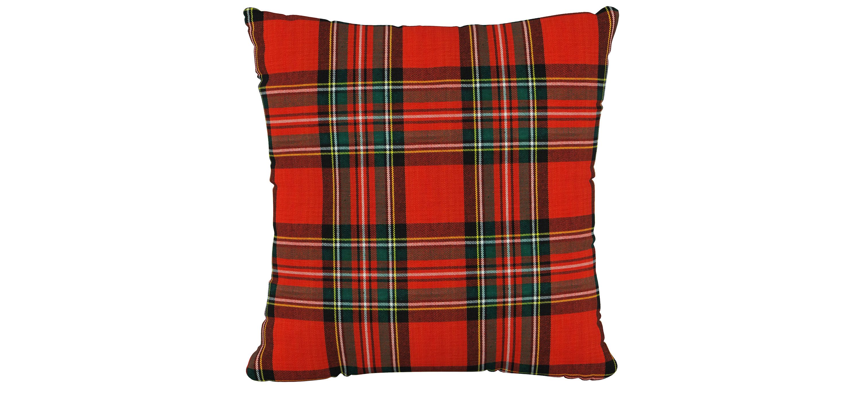 20 Holiday Plaid Pillow