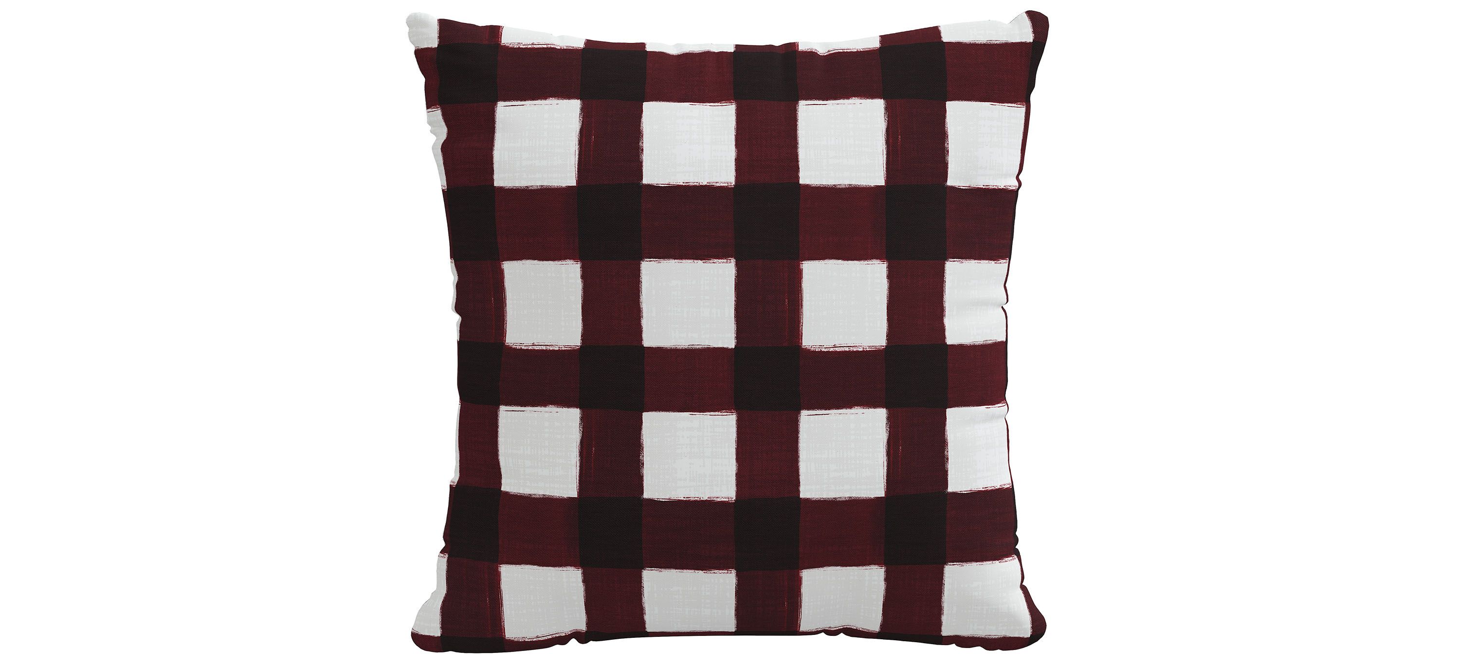 20 Holiday Plaid Pillow