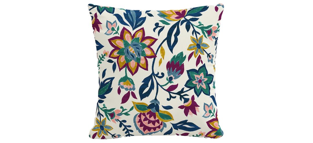 22 Outdoor Floral Jewel Pillow