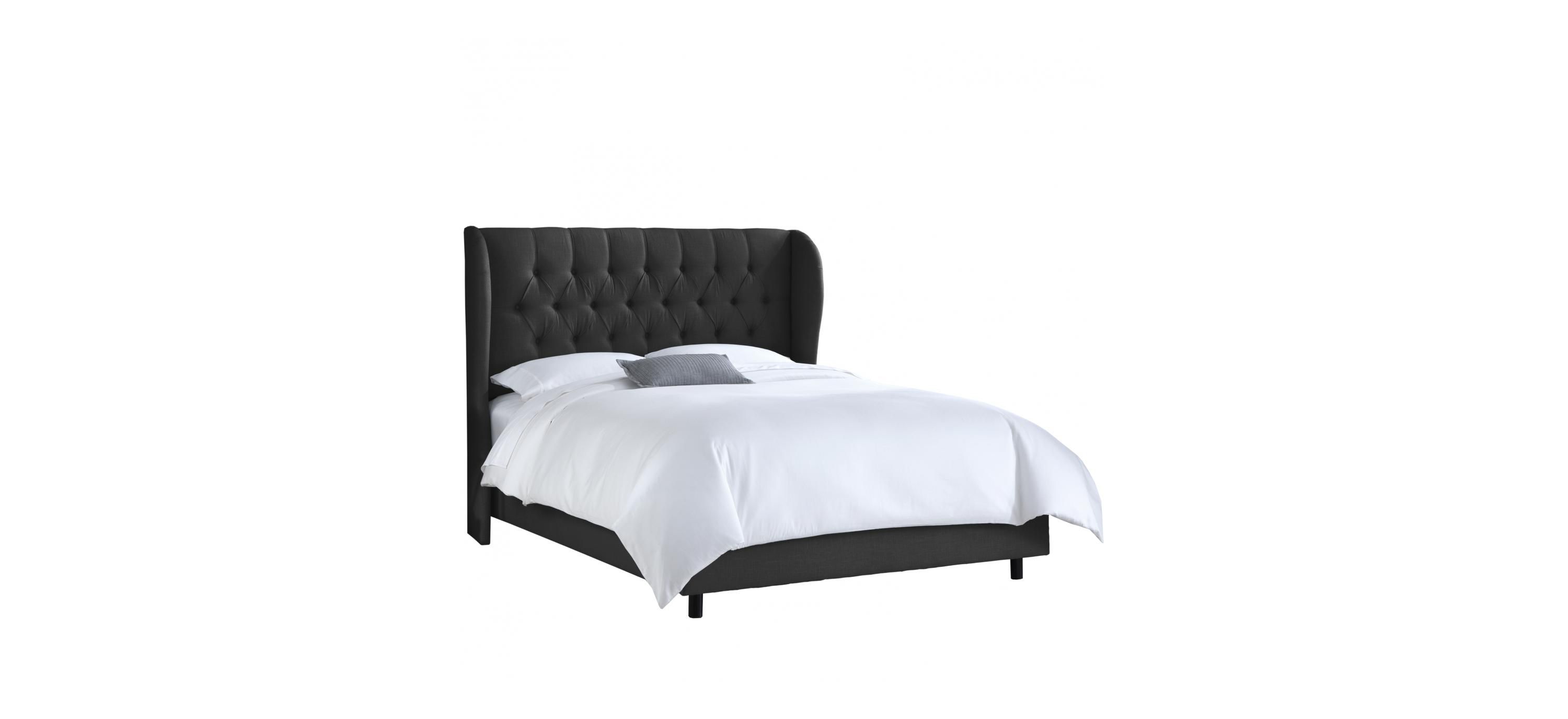 Thayer Tufted Wingback Bed
