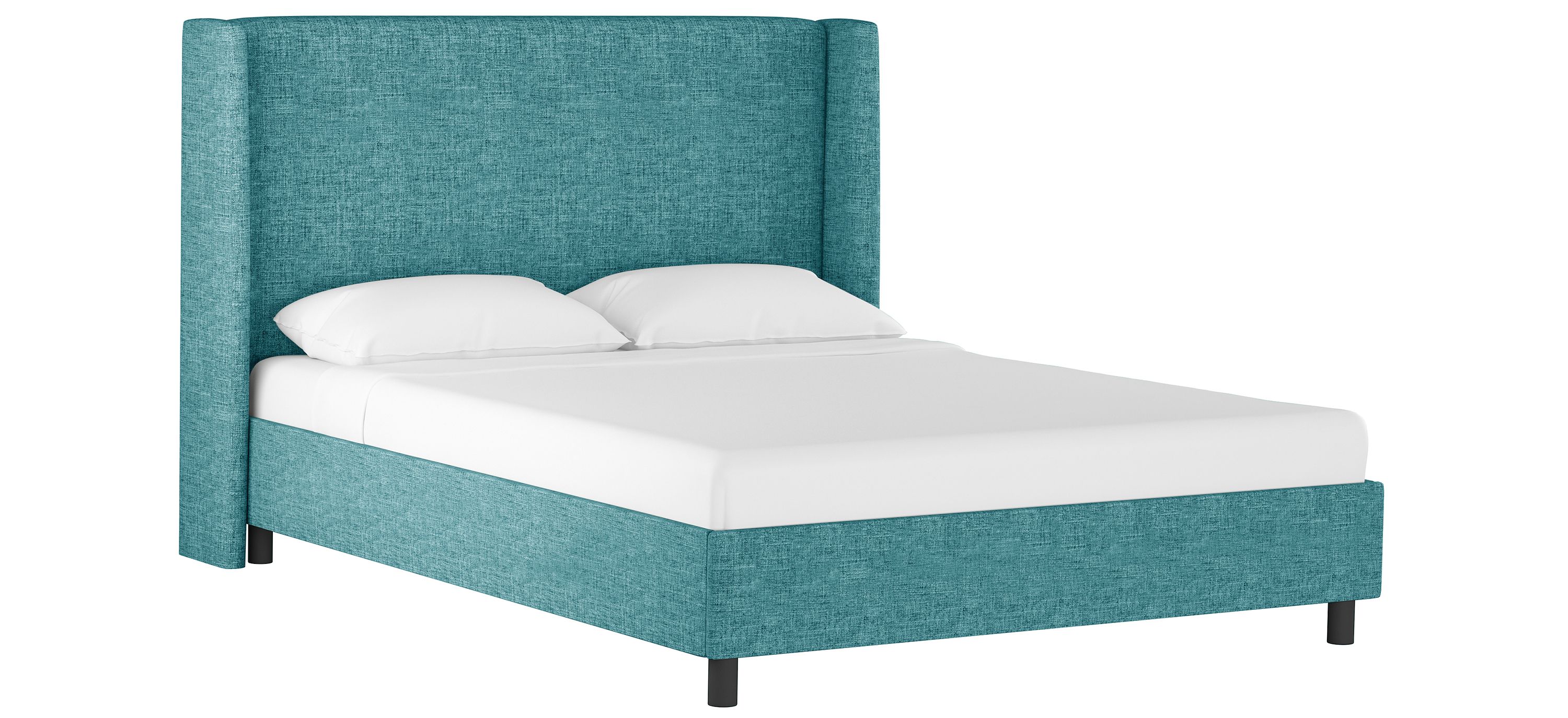 Randal Upholstered Wingback Platform Bed