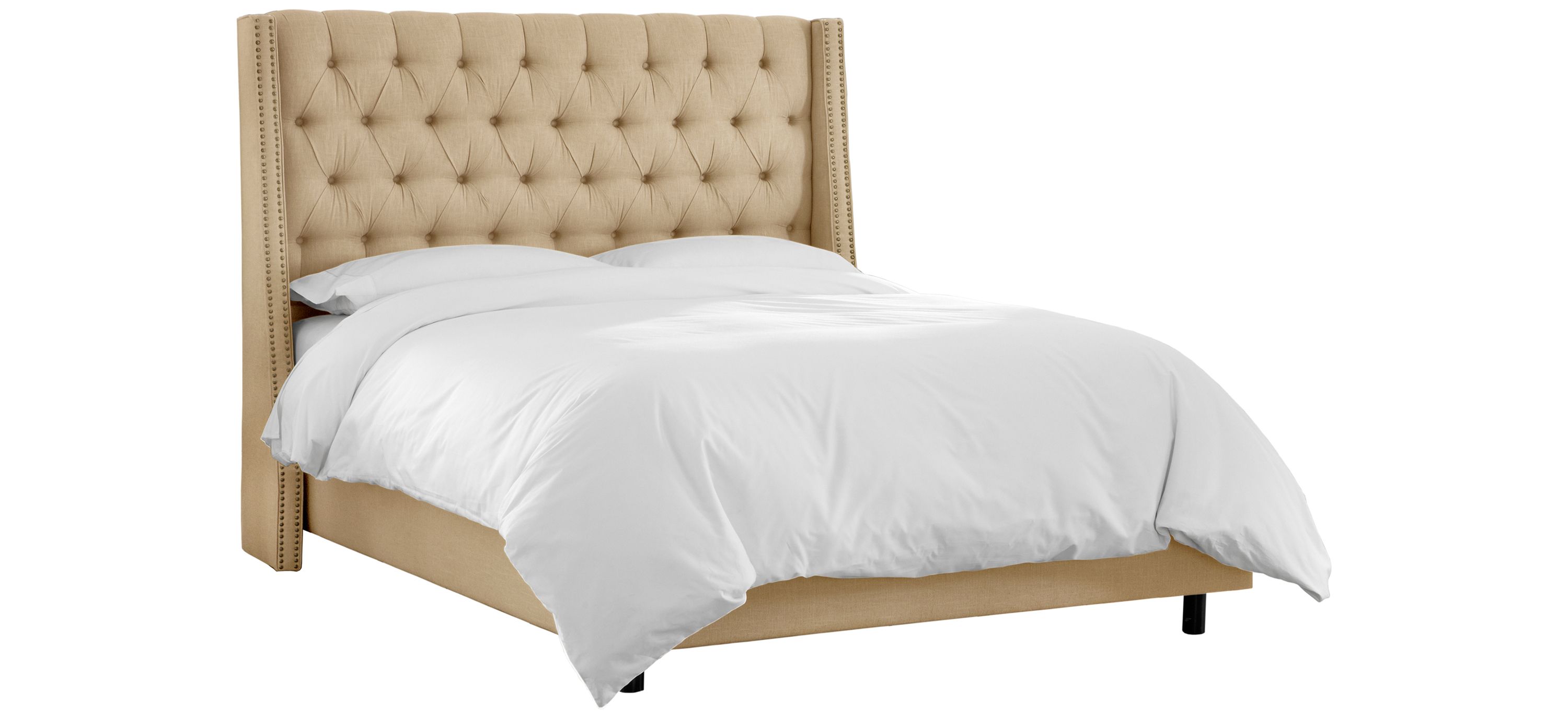 Sheridan Upholstered Wingback Bed