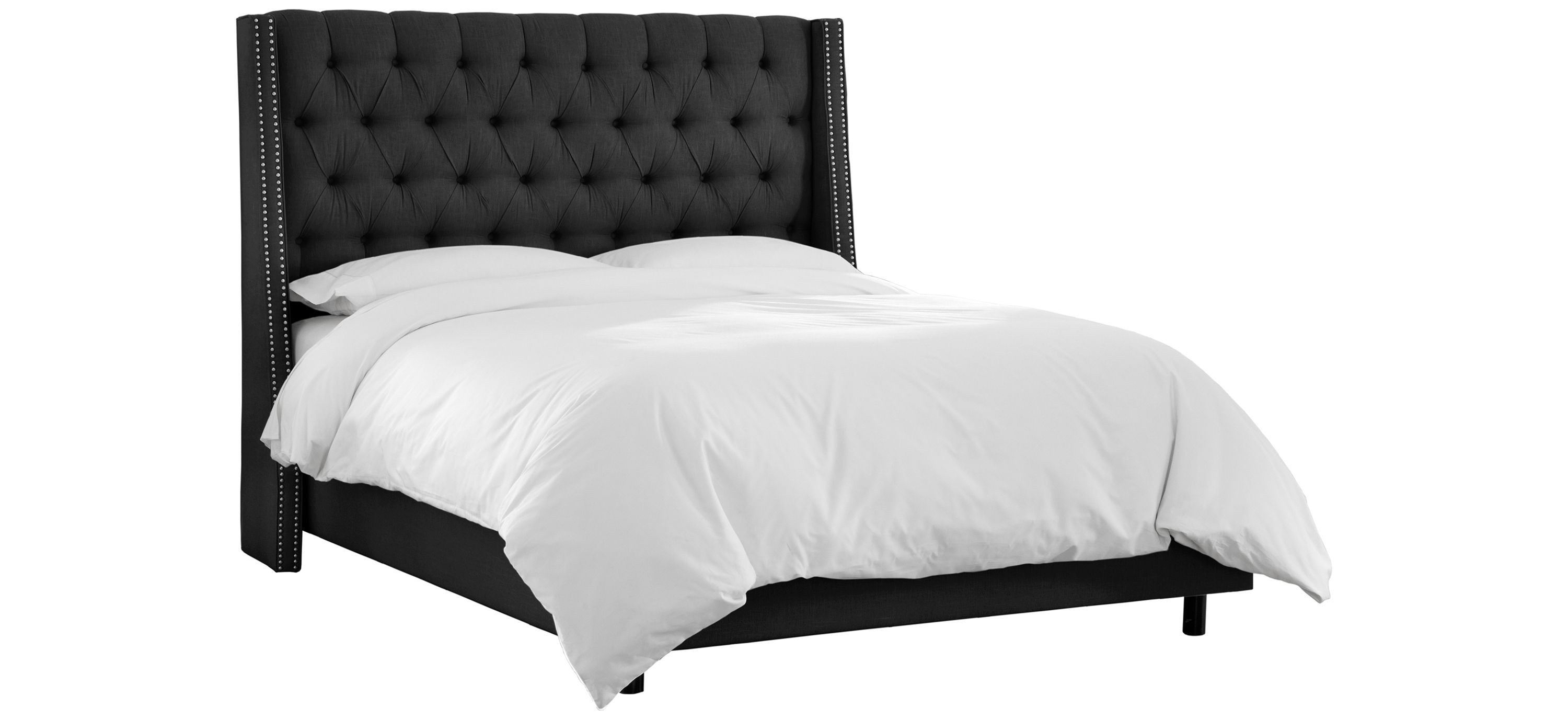 Sheridan Upholstered Wingback Bed