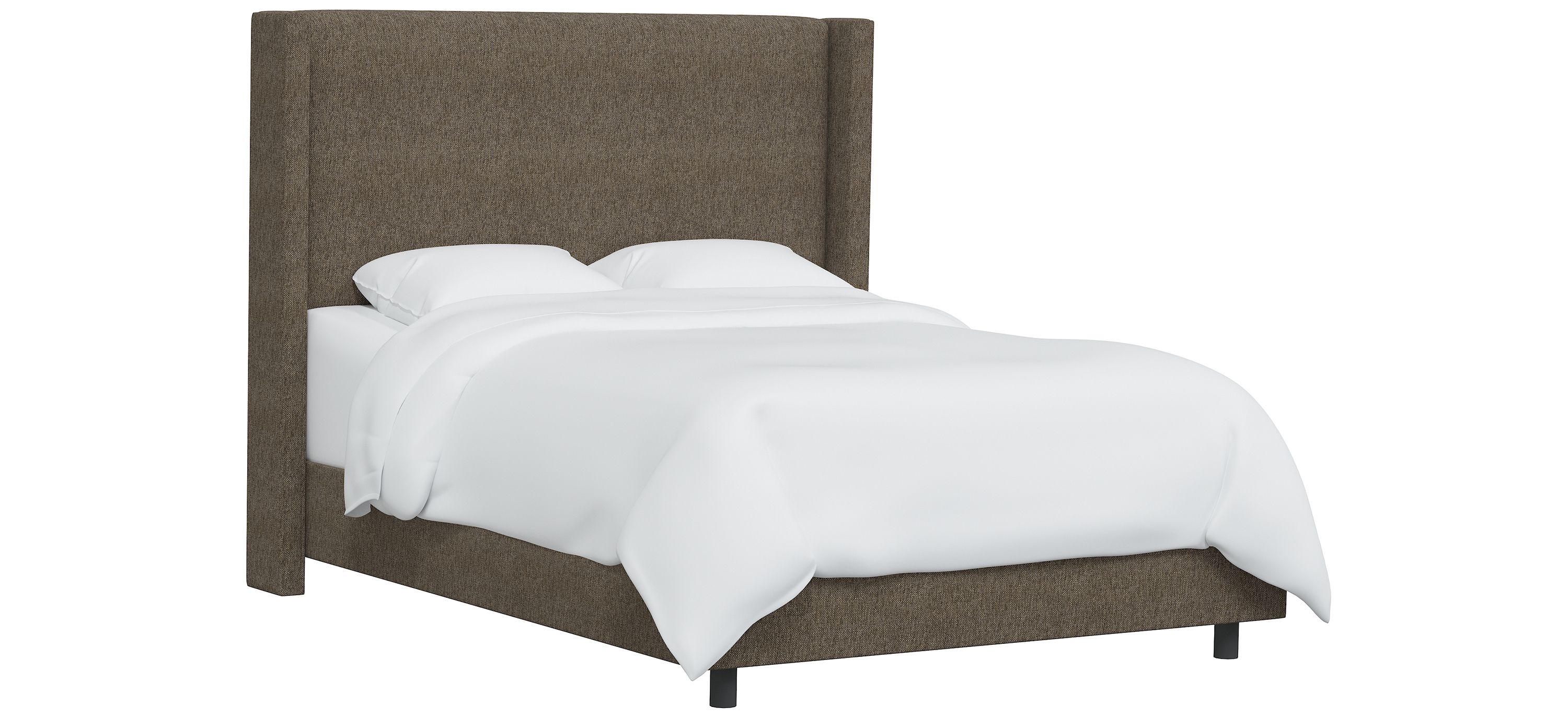 Hayley Wingback Platform Bed