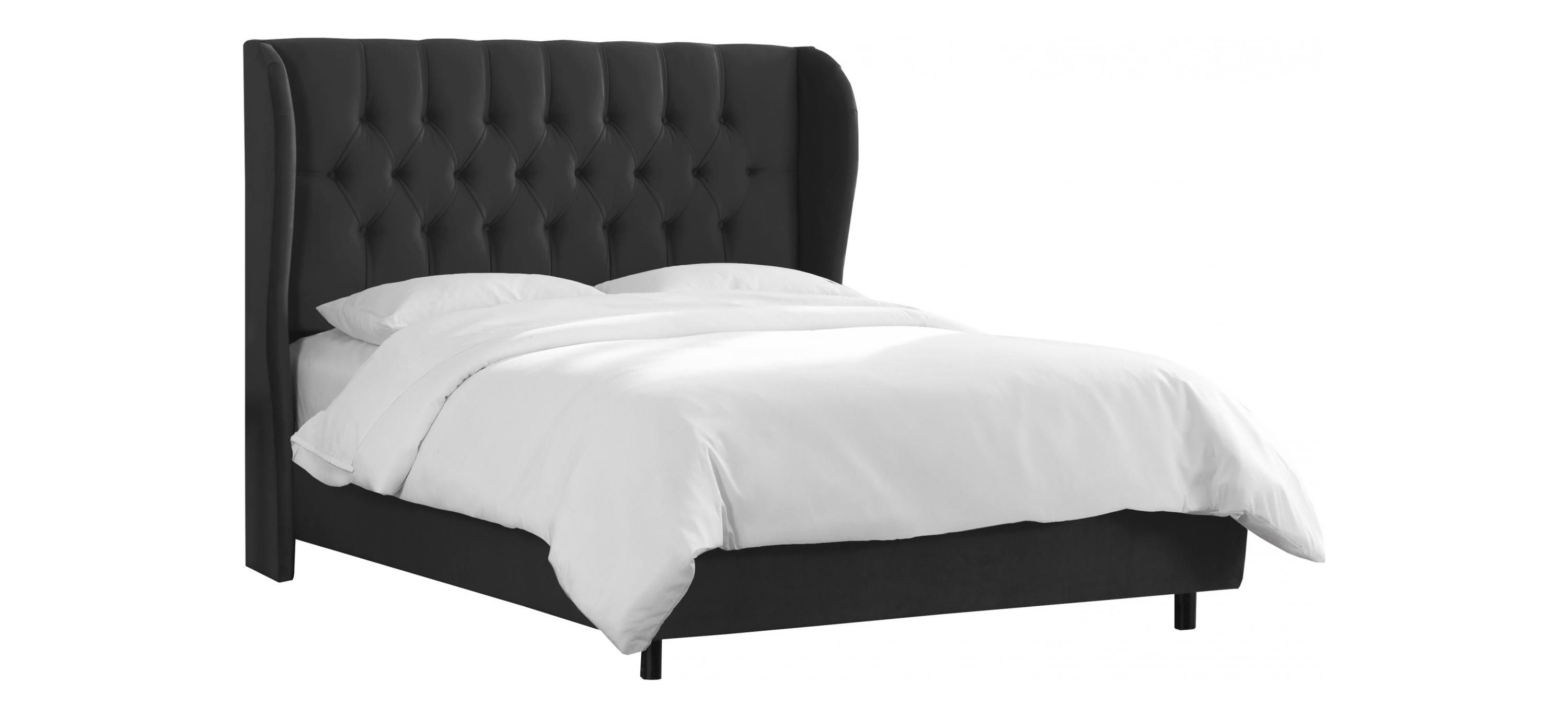 Thayer Tufted Wingback Bed